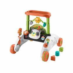Fisher-Price 2-Sided Steady Speed Panda Walker, interactive baby walking toy with activities and learning songs