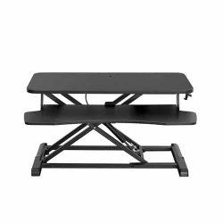 VIVO 32 inch Desk Converter Height Adjustable Riser, Sit to Stand Dual Monitor and Laptop Workstation with Wide Keyboard Tray