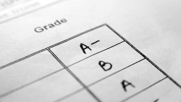 report card of a student