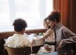 parent homeschooling children