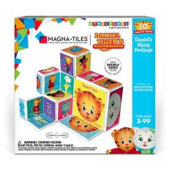 CreateOn Daniel Tigers Neighborhood Daniels Many Feelings Magna-Tiles Structure Set Magnetic Kids Building Toys Educational Stem Toys for Ages 3 18 Pieces